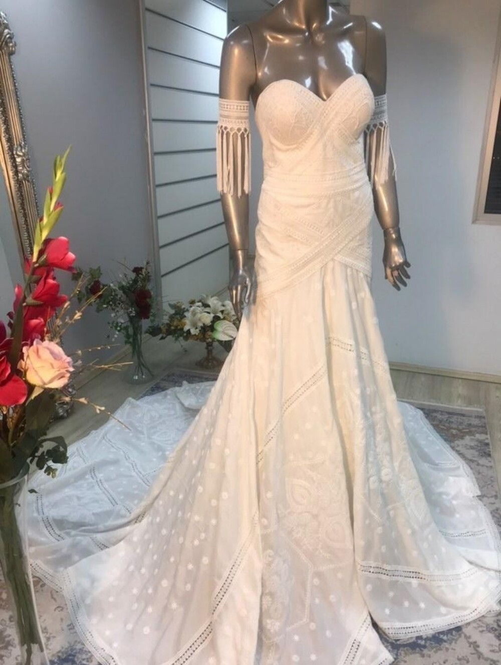 Ru De Sein Inspired Custom Wedding Dress - Never Worn